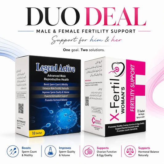 Legend Active and X-Fertil couple fertility support bundle