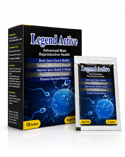 Legend Active Sachets product packaging by Nutramax Healthcare