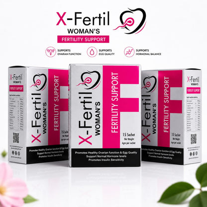 X-Fertil Sachets – 3 Pack Bundle product packaging by Nutramax Healthcare