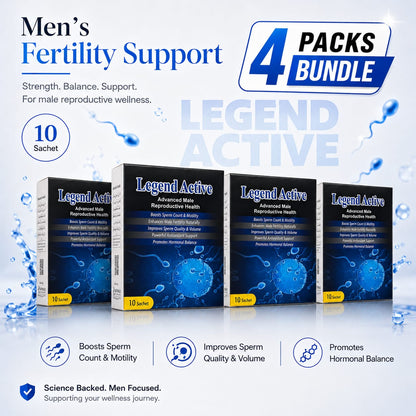 Legend Active Sachets – 4 Pack Bundle by Nutramax Healthcare