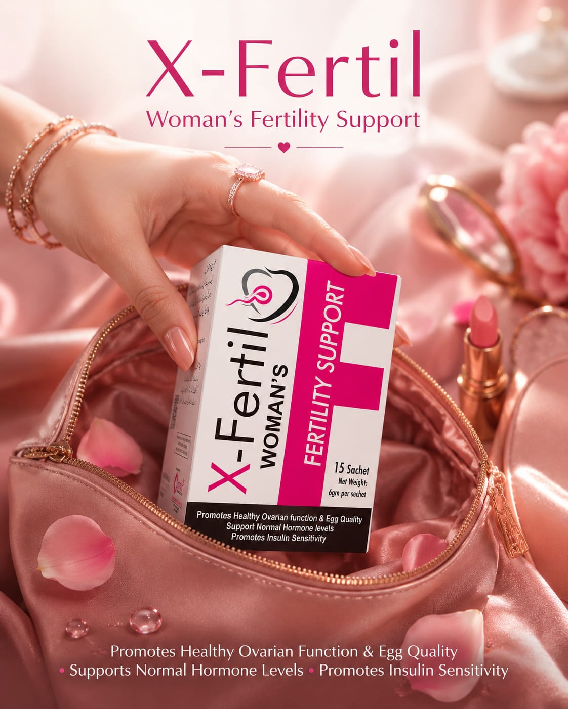X-Fertil Women's Nutritional Sachets by Nutramax Healthcare