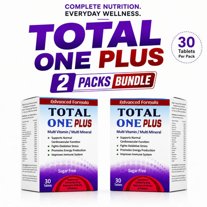 Total One Plus Tablets – 2 Pack Bundle product packaging by Nutramax Healthcare