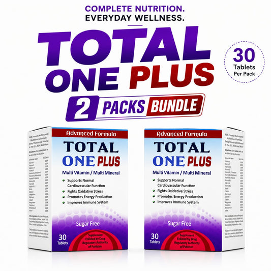Total One Plus Tablets – 2 Pack Bundle product packaging by Nutramax Healthcare